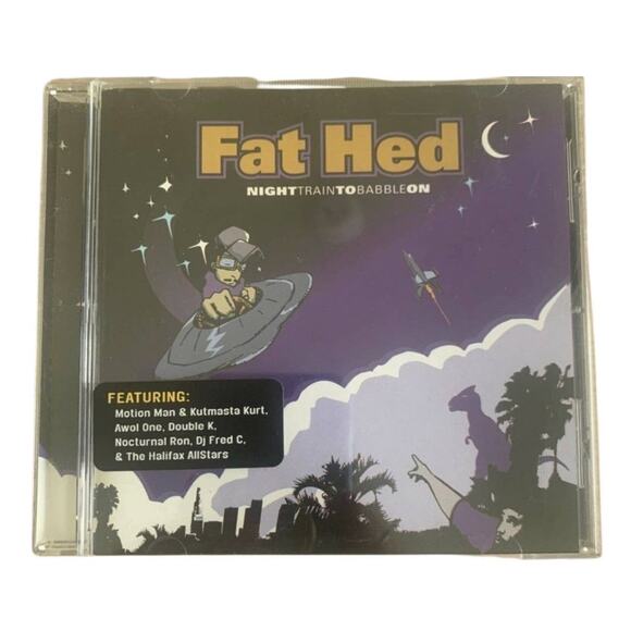 Fat Hed Night Train To Babble On Rap Hip Hop CD Dope Discs 2004 Y2K Near Mint - Picture 1 of 6